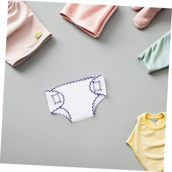 Set 4 Mini Accessori di Pannolini Tessili per Bambole 18 Pollici - Riutilizzabili e Morbidi
