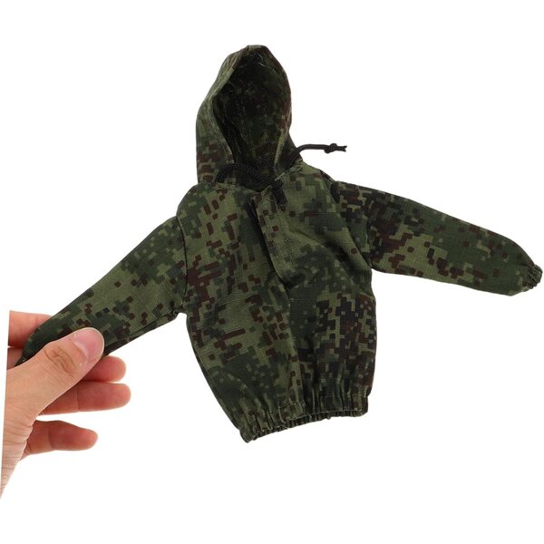 Komplette Tarnung für Jungenpuppe mit Kapuzenpullover, Hose und Schuhen, 12 Umfragen