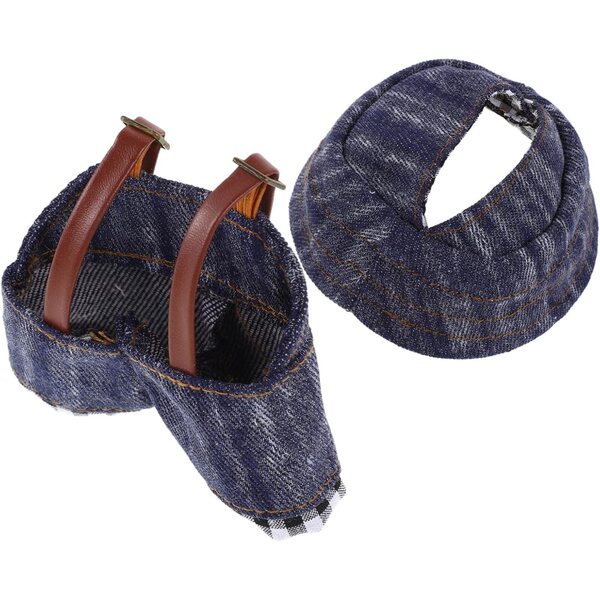 Abbigliamento in peluche ERINGOGO per bambole: stile denim vintage e accessori DIY
