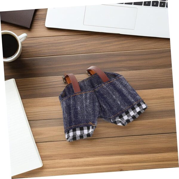 Abbigliamento in peluche ERINGOGO per bambole: stile denim vintage e accessori DIY