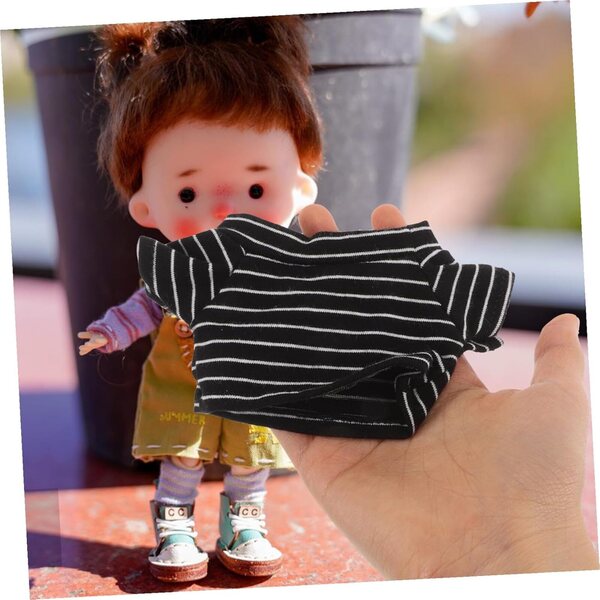 Kleidungsset für 20 cm große Bärenpuppe: Bunte, weiche und widerstandsfähige Hose und Hemd