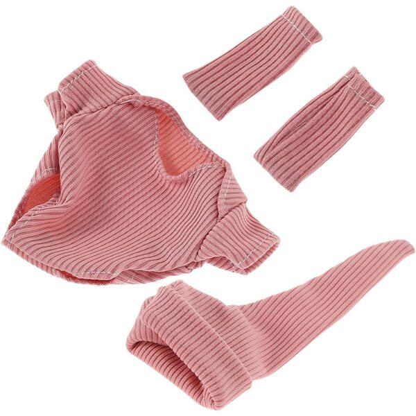 Hohopeti Completo Abbigliamento per Bambole 18 cm Rosa con Scarpe e Cappello