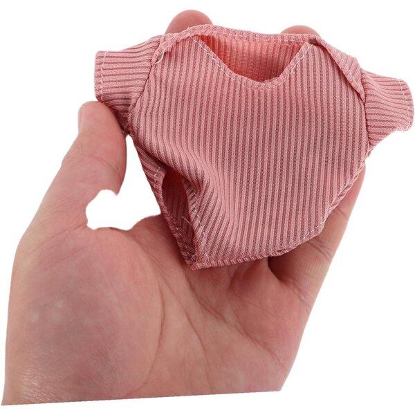 Hohopeti Completo Abbigliamento per Bambole 18 cm Rosa con Scarpe e Cappello