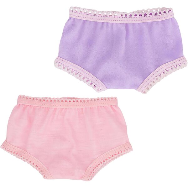 Set 2 Culottes Miniature per Bambole in Tessuto Morbido e Resistente – Accessori Bamboles