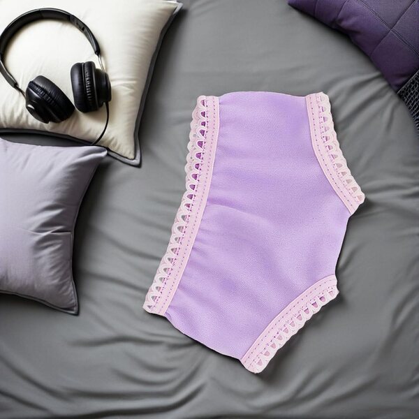 Set 2 Culottes Miniature per Bambole in Tessuto Morbido e Resistente – Accessori Bamboles