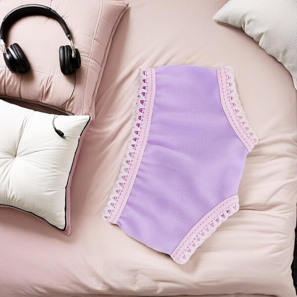 Set 2 Culottes Miniature per Bambole in Tessuto Morbido e Resistente – Accessori Bamboles