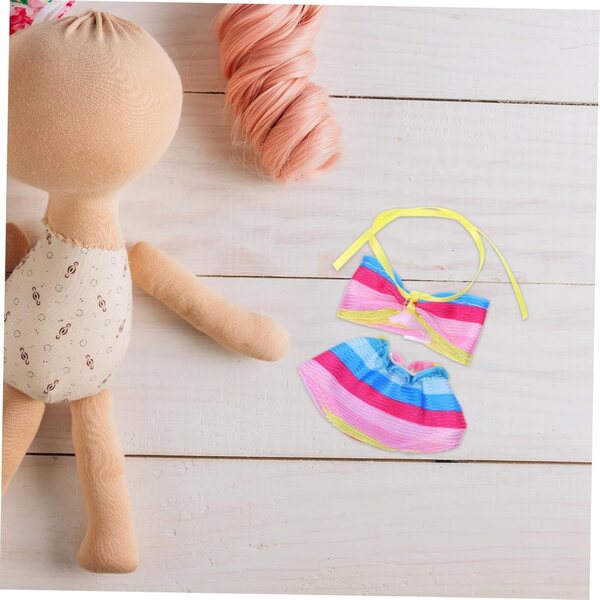 4er-Set Maillot de Bain für 30 cm große Puppen – schicke und farbenfrohe Sommerkostüme