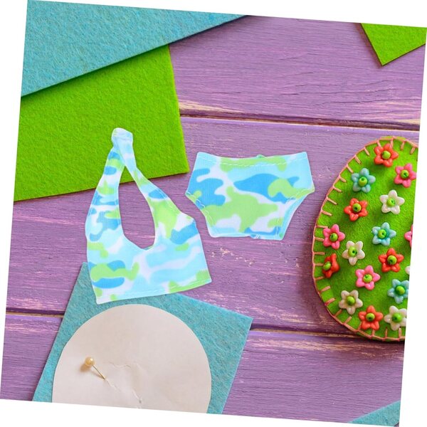 4er-Set Maillot de Bain für 30 cm große Puppen – schicke und farbenfrohe Sommerkostüme