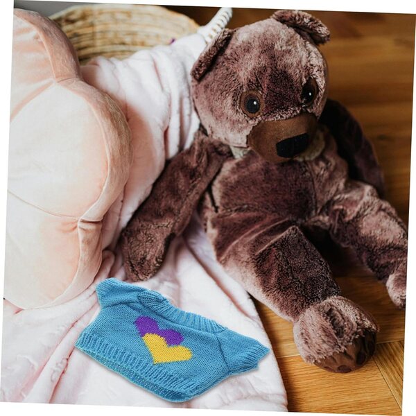 Set 3 vestiti per orsetto di peluche 30 cm, morbidi e facili da indossare