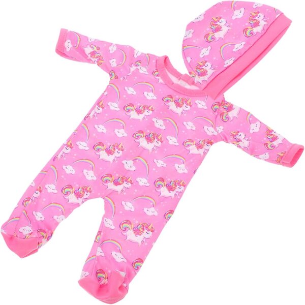 Vaguelly Barboteuse e Cappello per Bambole Reborn Multicolore in Tessuto Resistente