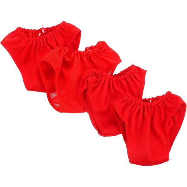 Set 4 Culottes in Tessuto Lavabili per Bambole 45-60 cm – Mini Sottovesti per Gioco di Ruolo