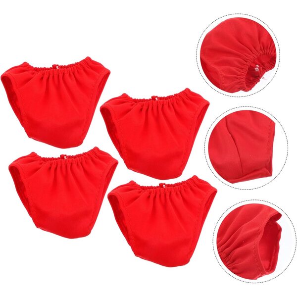 Set 4 Culottes in Tessuto Lavabili per Bambole 45-60 cm – Mini Sottovesti per Gioco di Ruolo