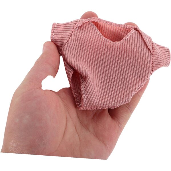 Komplettes Puppenkleidungsset mit Schuhen und rosa Hut für 18-cm-Puppen