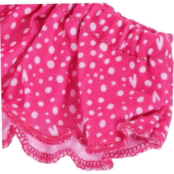 Set 4 Culottes per Bambole Tessuto Colorate Rosa Accessori Per Giocattoli