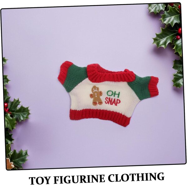 Set 5 Pulls di Natale per Orsetti 30 cm in Lana Morbida - Abbigliamento Festivo