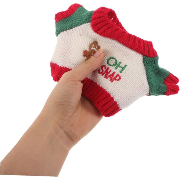 Set 5 Pulls di Natale per Orsetti 30 cm in Lana Morbida - Abbigliamento Festivo