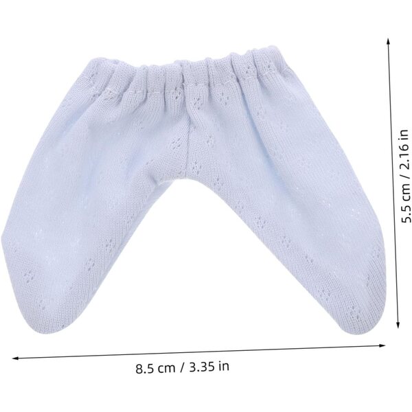 Set 4 Pantaloni Leggings Pastello per Bambole 20 cm - Vestiario Facile e Morbido