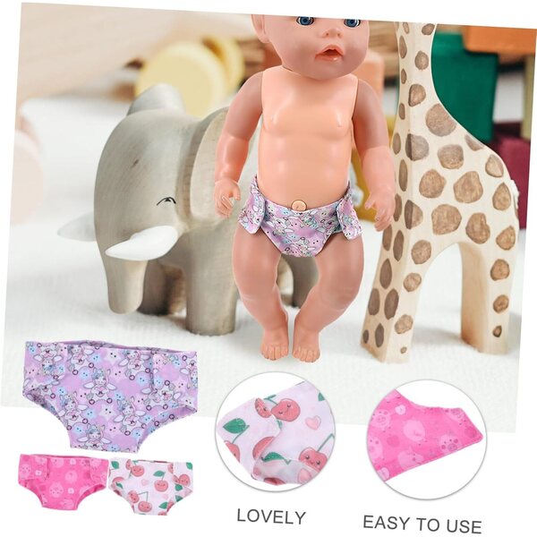 Set 3 Pezzi Sotto Vestiti per Bambola 18 Pollici, Mini Abbigliamento in Tessuto