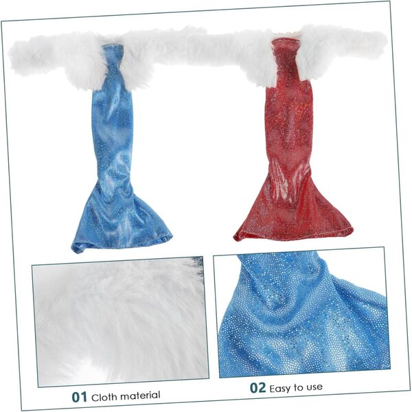 Hohopeti 2-teilige elegante Abendkleider für 11-Zoll-Puppen, einzigartiges und langlebiges Design