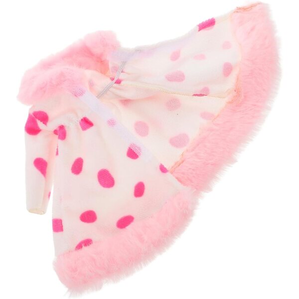 Manteau in Peluche per Bambole 30 cm - Accessorio Dolce e Facile da Indossare