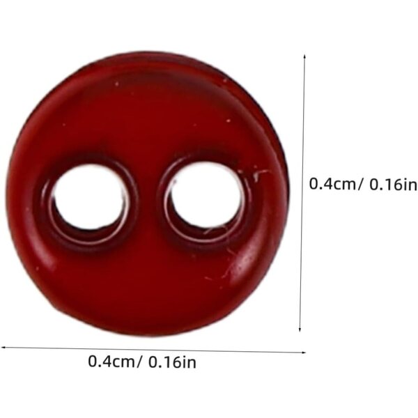 Set 20 Mini Bottoni Colorati per Abiti di Bambole - Accessori DIY Cucito