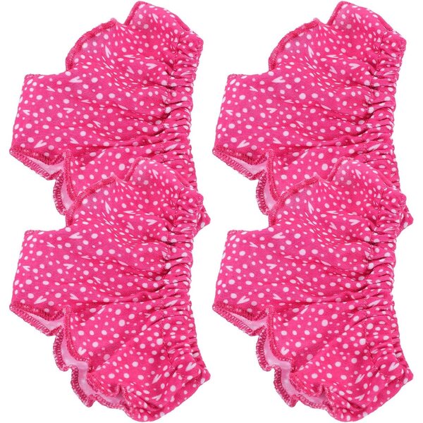 Set 4 Culotte per Bambole 18 Pollici in Tessuto Rosa Accessori Gioco di Ruolo