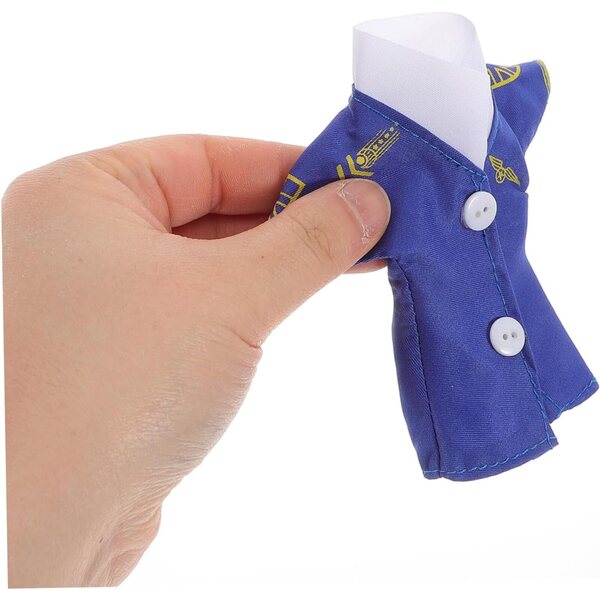 Costume da Bambola Hostess con Gonna per Bambola 30 cm - Accessori di Moda
