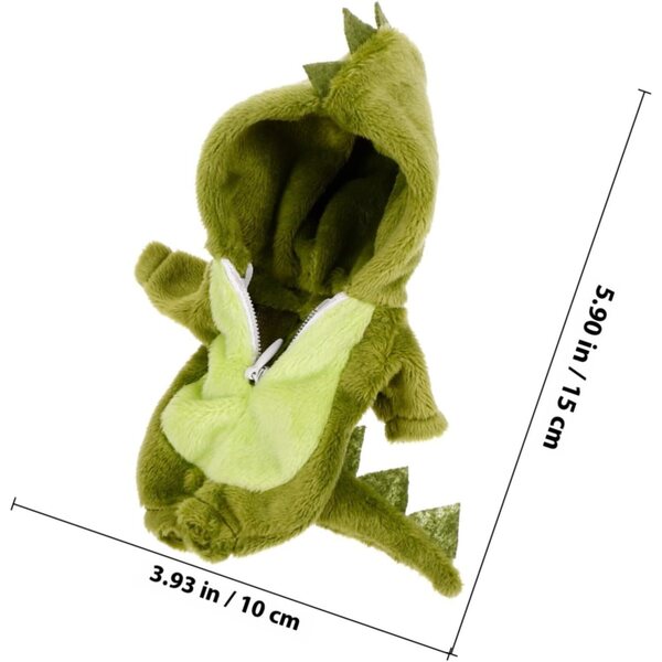 Dinosaurier-Kostüm für 15 cm große Puppen – bequemes und wiederverwendbares Kleid HONITANO