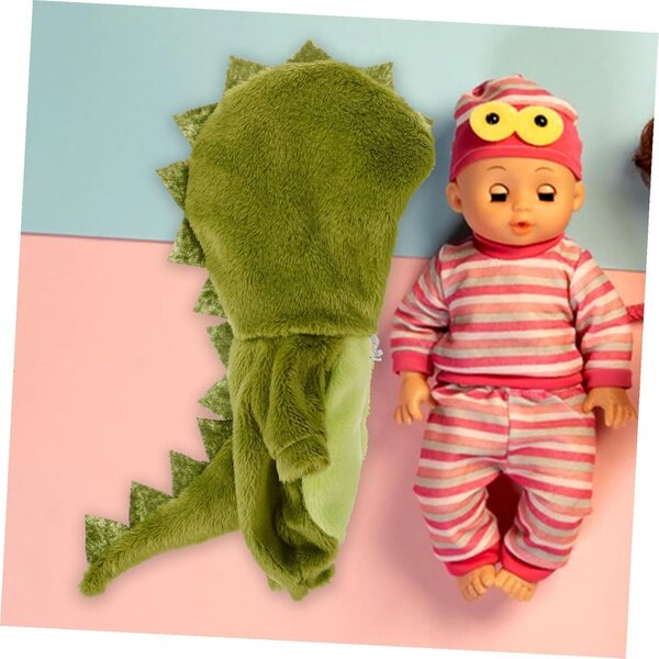 Dinosaurier-Kostüm für 15 cm große Puppen – bequemes und wiederverwendbares Kleid HONITANO
