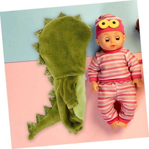 Costume Dinosaurs per Bambole BJD Miniature Morbido e Riutilizzabile 15x10 cm