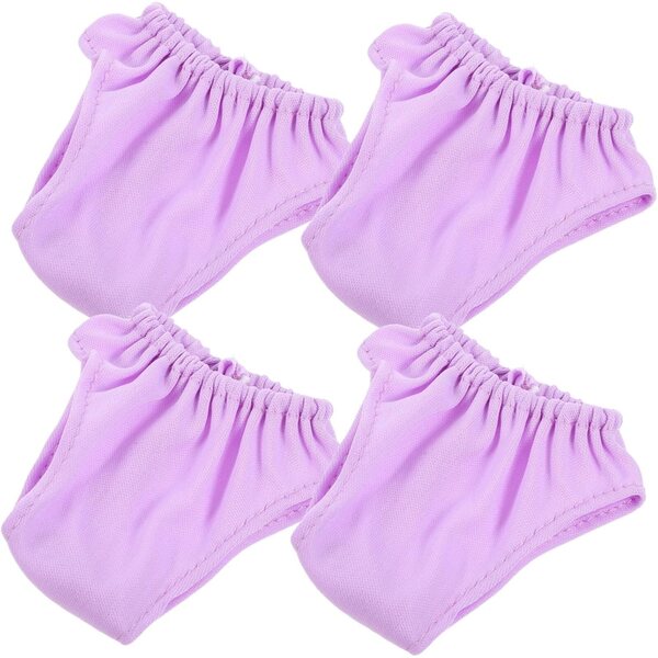Set 4 Culotte Viola per Bambole 18 Pollici in Tessuto Leggero Accessori per Bambole DIY