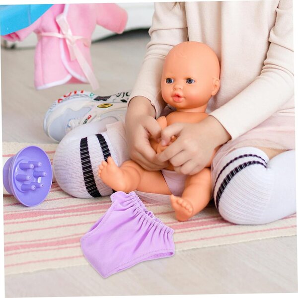 Set 4 Culotte Viola per Bambole 18 Pollici in Tessuto Leggero Accessori per Bambole DIY