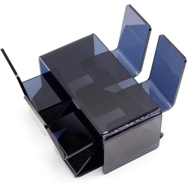 1/12 Miniatur-Set mit Tisch und Stuhl aus Acryl für Puppenhäuser und Dekoration
