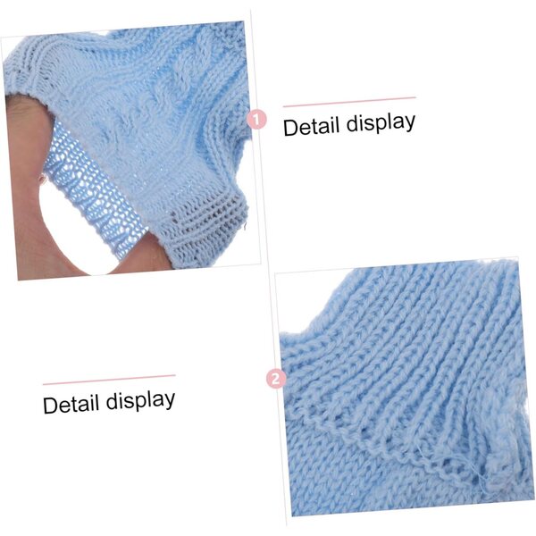 Set 5 Pezzi Abbigliamento in Lana per Bambole, Vestiti Caldi e Colorati ERINGOGO