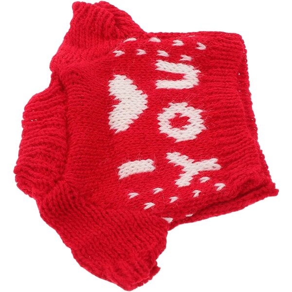 Pull a Cappuccio Rosso per Orso di Peluche 30 cm - Abbigliamento Creativo per Bambole