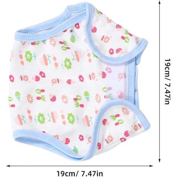 Couches per bambole regolabili in cotone multicolori - set da 5 pezzi SOPOTUTU