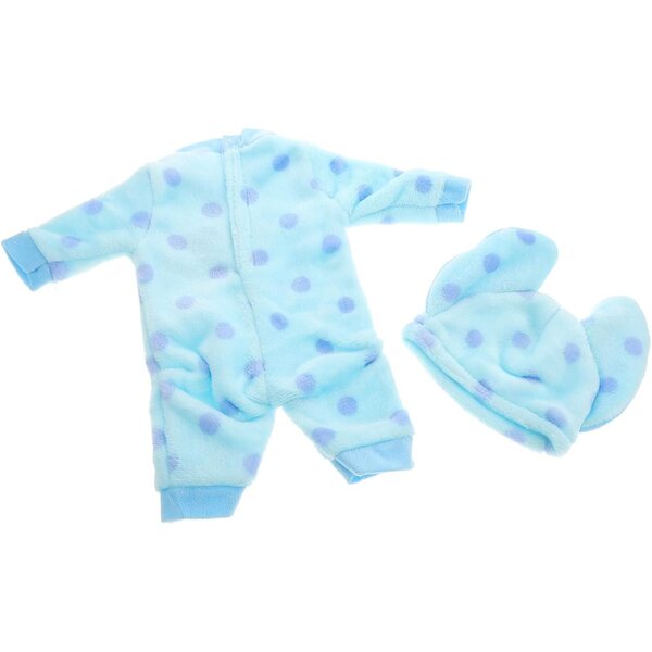 Hohopeti Pyjama Peluche per Bambole Reborn, Morbido e Facile da Cambiare, Taglia 36cm