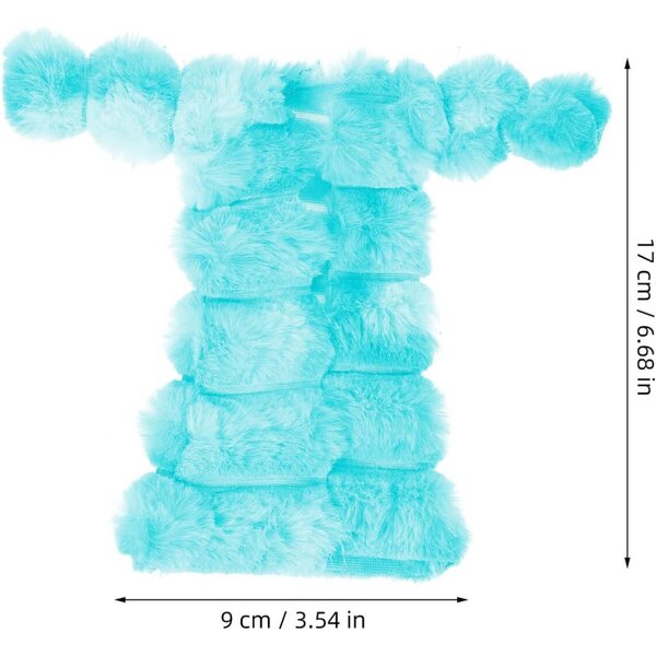 Abbigliamento per Bambole in Peluche ERINGOGO Blu per Puppe 27-29 cm Facile da Indossare