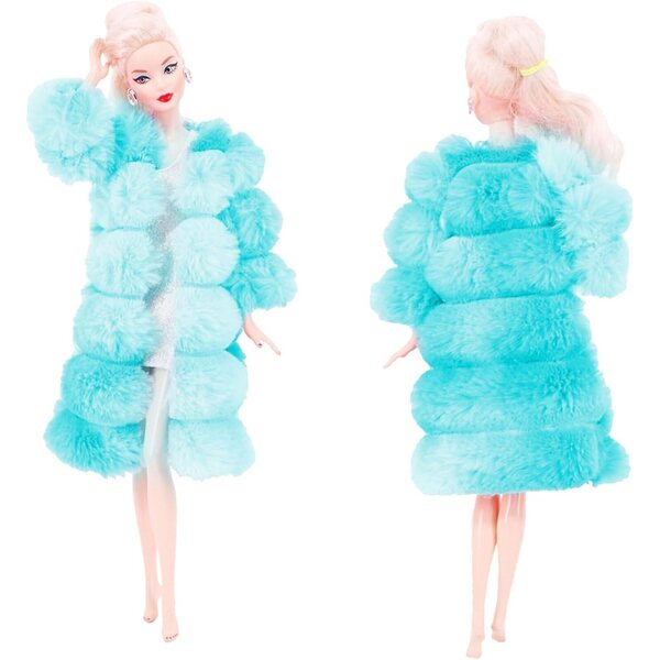 Abbigliamento per Bambole in Peluche ERINGOGO Blu per Puppe 27-29 cm Facile da Indossare