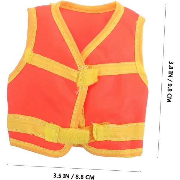 ERINGOGO Gilet Riflettente per Bambole Scala 1/6 Accessorio Moda e Sicurezza