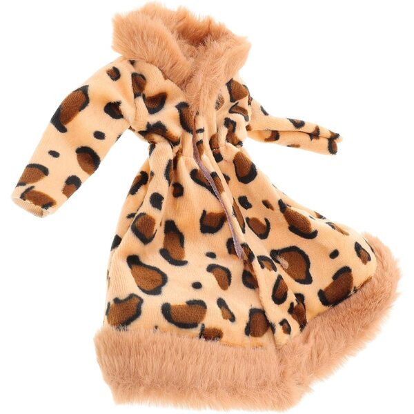 Mikinona Costume Manto in Peluche per Bambole da 30 cm - Vestito Morbido e Decorativo