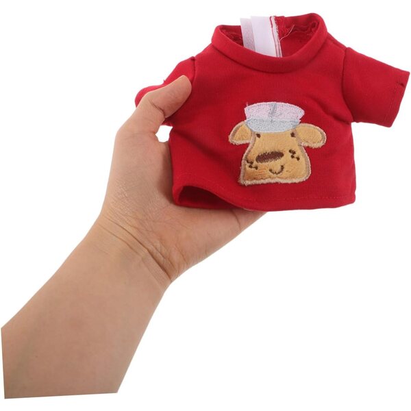 Vaguelly Gestreiftes Puppenoutfit für Neugeborene mit Mütze und Baumwollhose