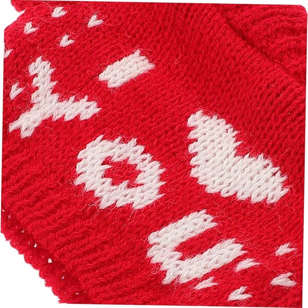 WOONEKY Pull Rosso in Lana Morbida per Orsetti di 30 cm - Abbigliamento Intercambiabile