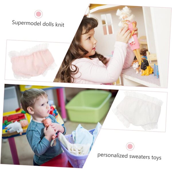 Culottes Bambole réutilisables ERINGOGO in tessuto morbido, accessorio gioco bambole