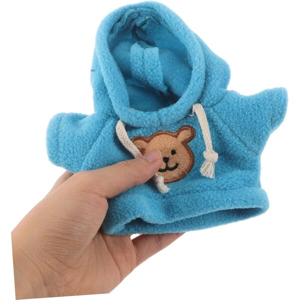 ERINGOGO Set 4 Pezzi Hoodie e Jeans in Cotone per Peluche e Bambole 8-20 cm