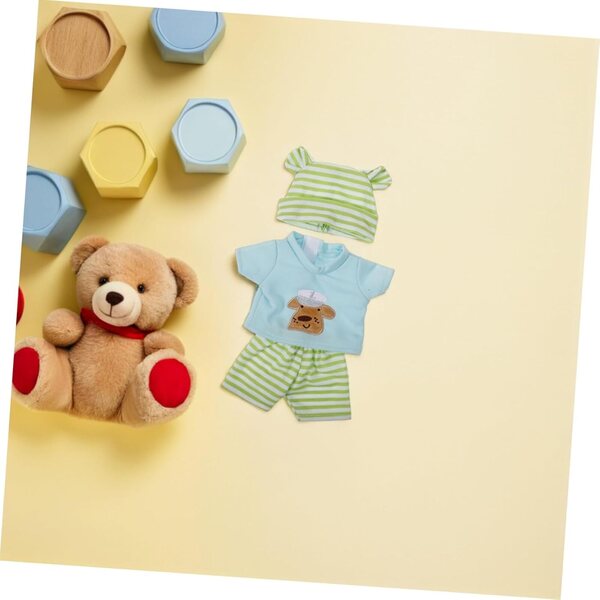 Vaguelly 2 Set di Abbigliamento in Cotone a Righe per Bambole 10 Pollici