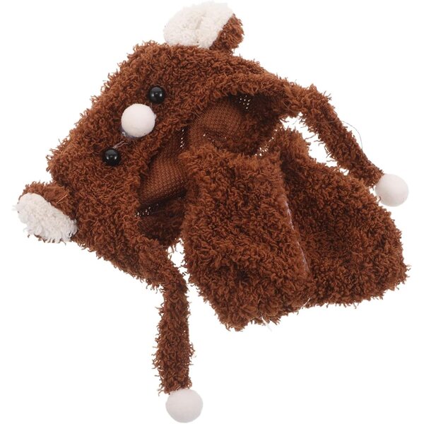 Abito Orso per Bambole ERINGOGO con Salopette e Cappello, Morbido e Resistente