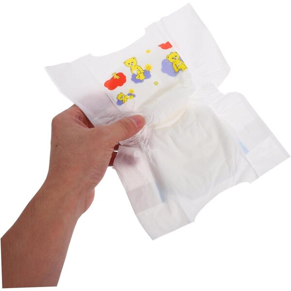 WOONEKY 10 Pezzi Pannolini per Bambole Realistiche Accessori Gioco Bambini