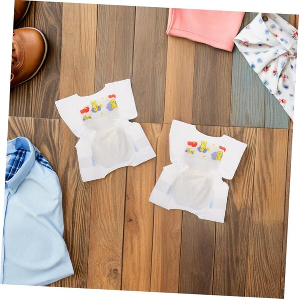 WOONEKY 10 Pezzi Pannolini per Bambole Realistiche Accessori Gioco Bambini