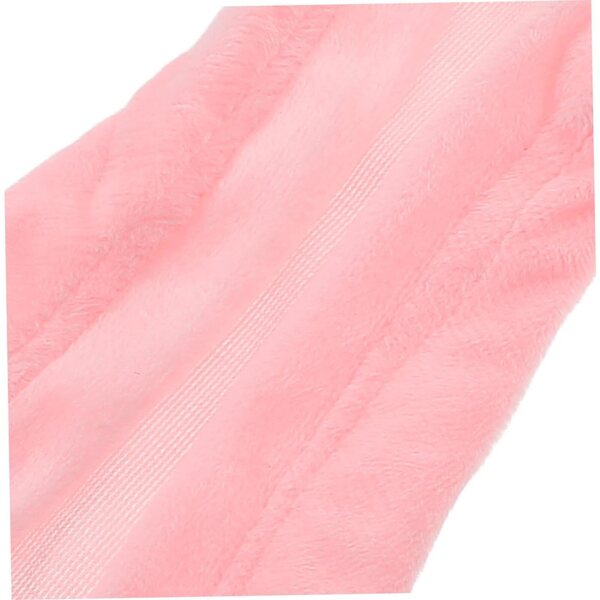Rosa Mini-Pignoir aus weichem Plüsch für Puppen, vielseitiges und waschbares Accessoire